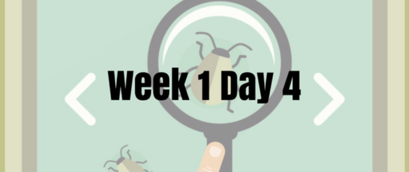 Week 1 Day 4 – Debugging!