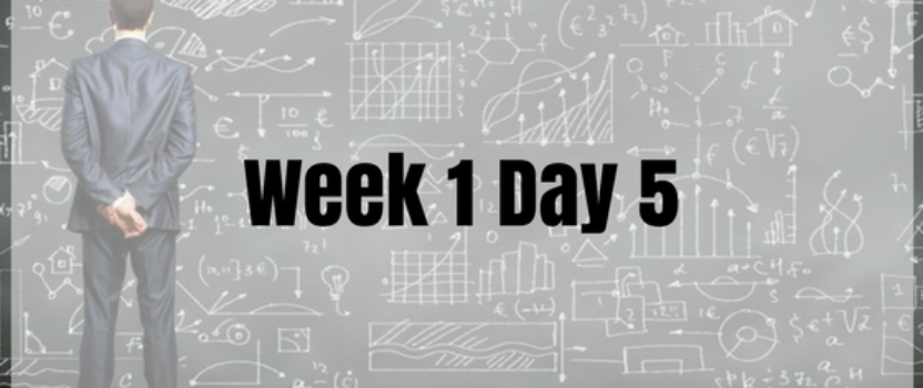 Week 1 Day 5 – Data Structures & Algorithms