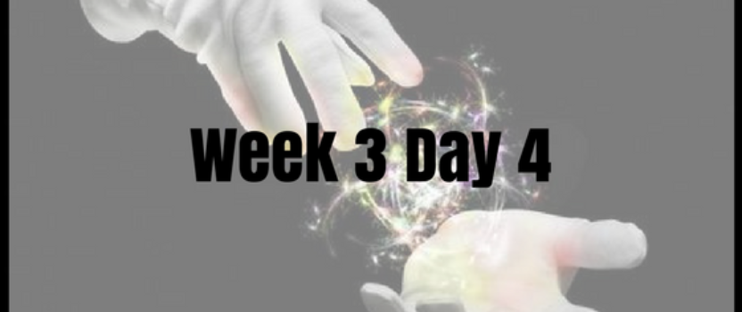 Week 3 Day 4 – Magicians and Relations