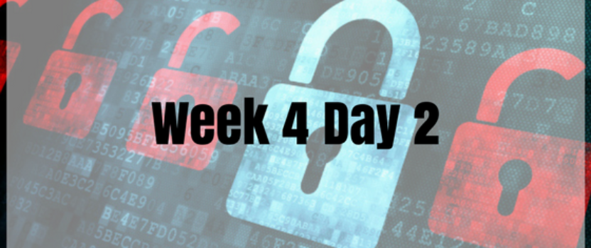 Week 4 Day 2 – Forms and Authentication