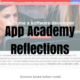 App Academy Reflections