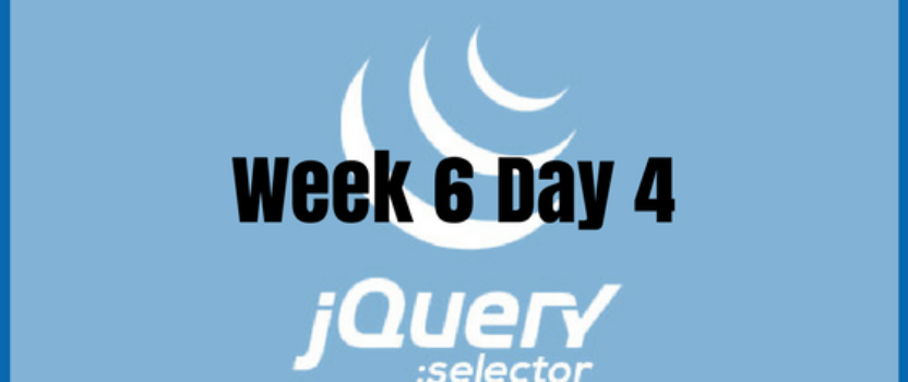 Week 6 Day 4 – Building jQuery Lite