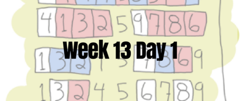 Week 13 Day 1 – In-Place Quicksort